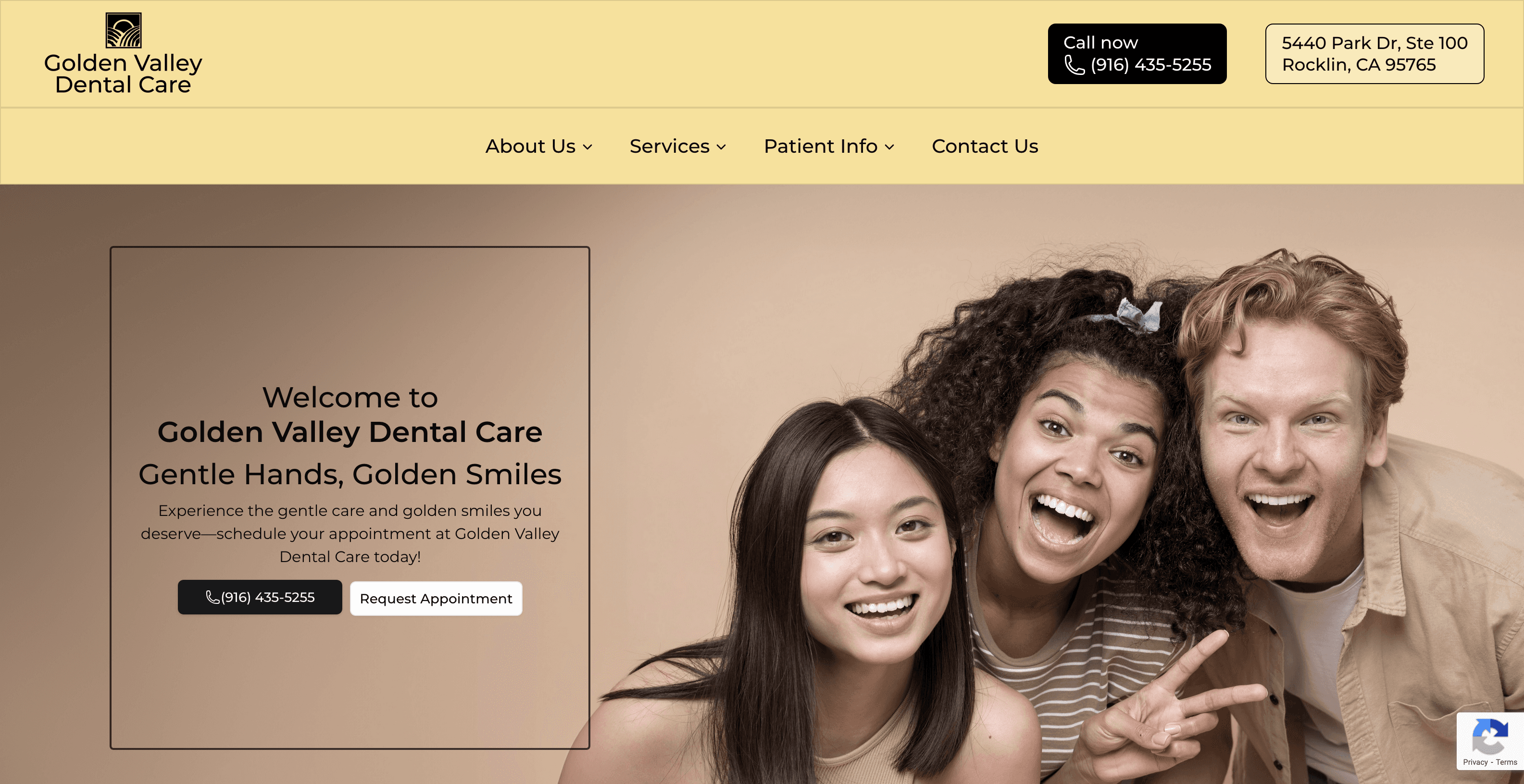 Projects: Dental Website